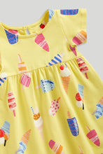 Load image into Gallery viewer, Mothercare Yellow Ice Cream Dress
