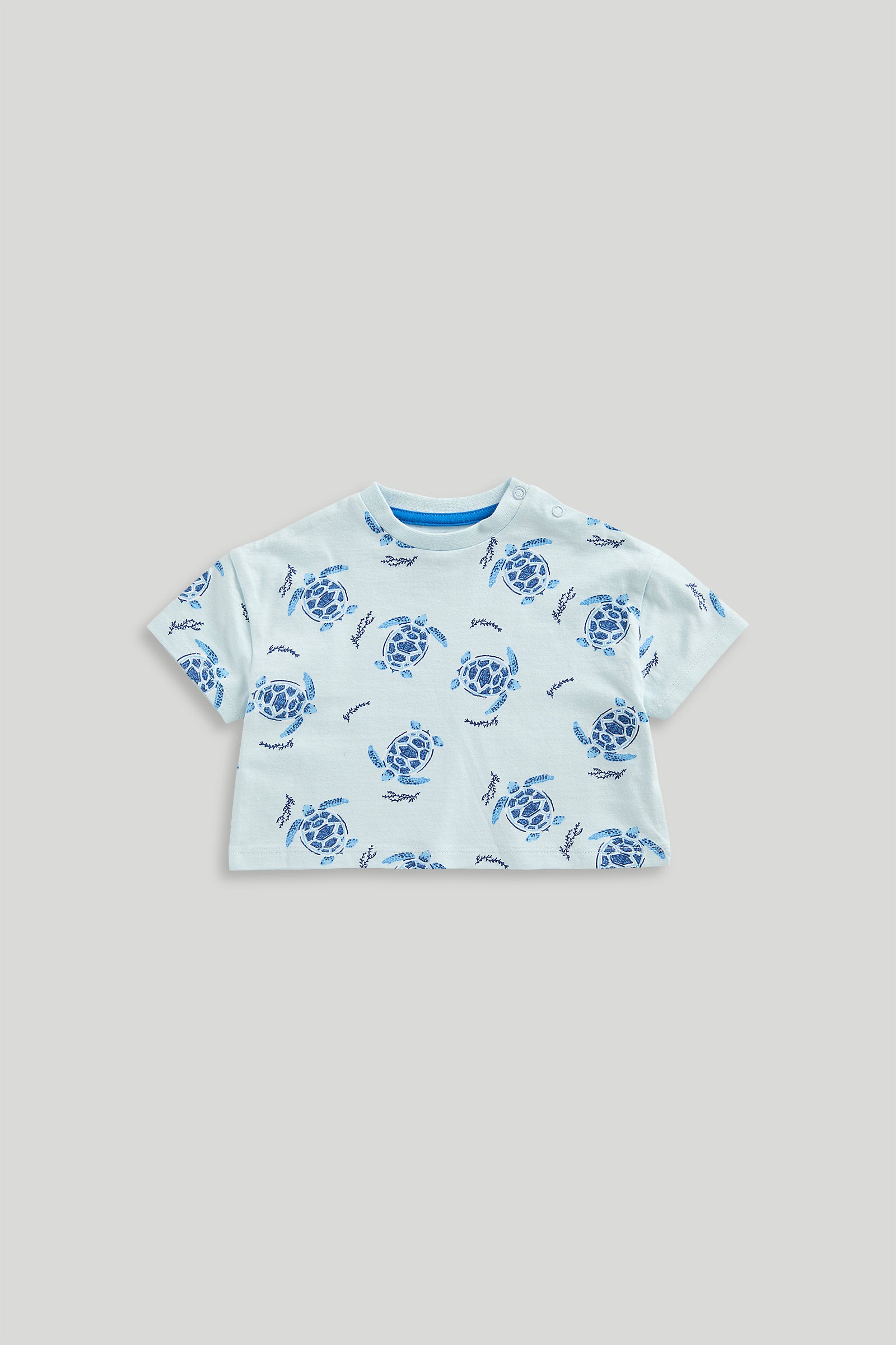 Mothercare 3 Pack Blue Turtle T-Shirts