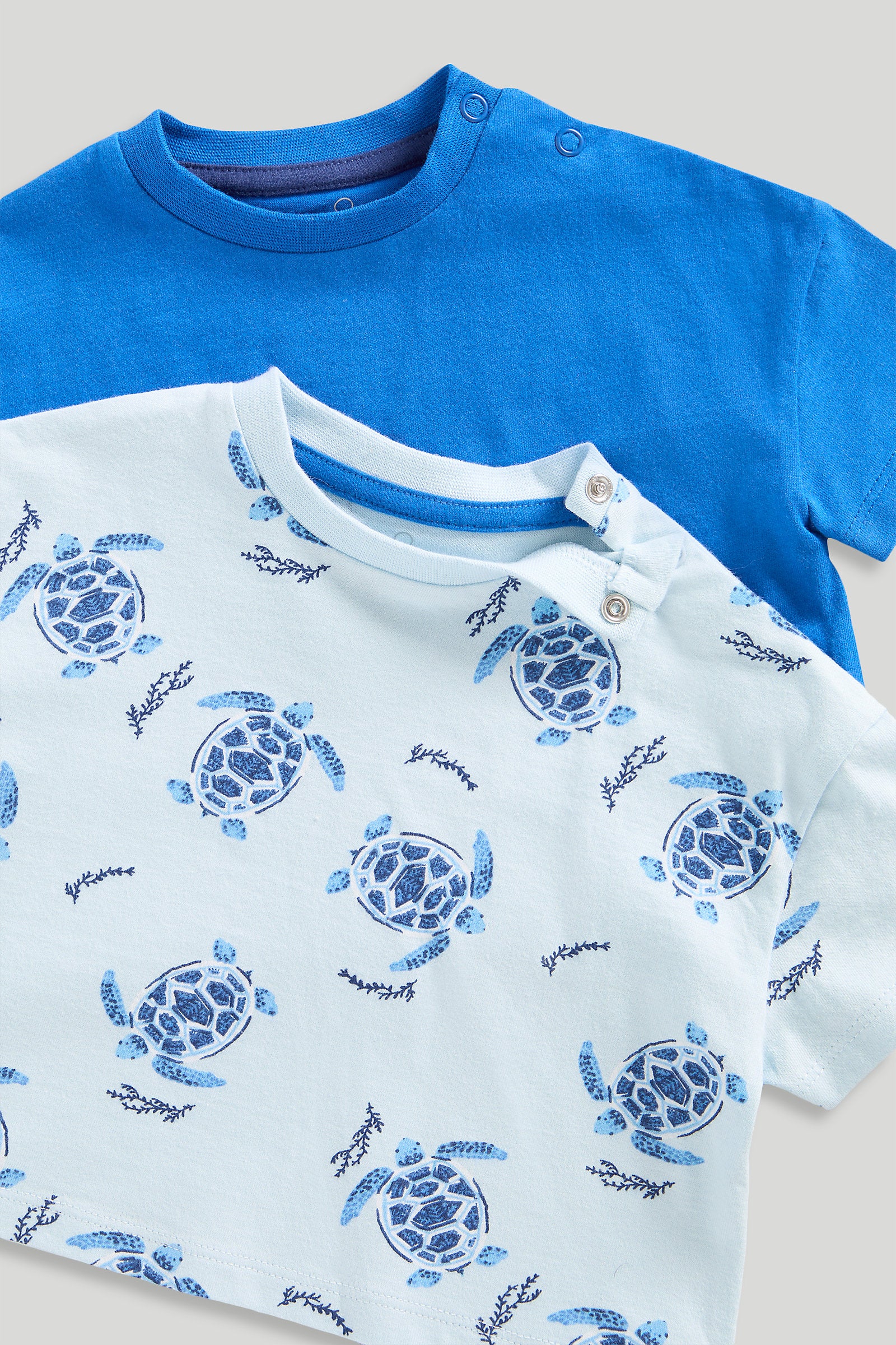 Mothercare 3 Pack Blue Turtle T-Shirts