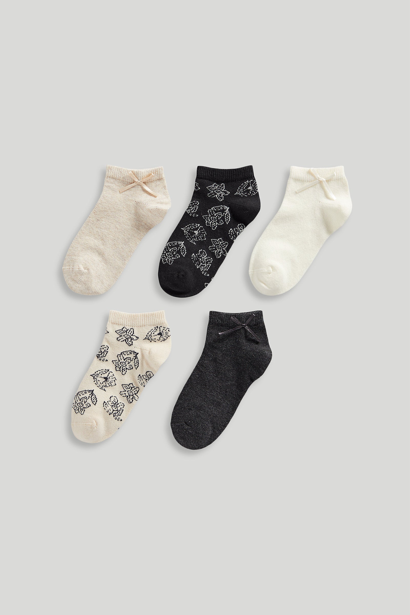 Mothercare 5 Pack Tiger Trainer Socks