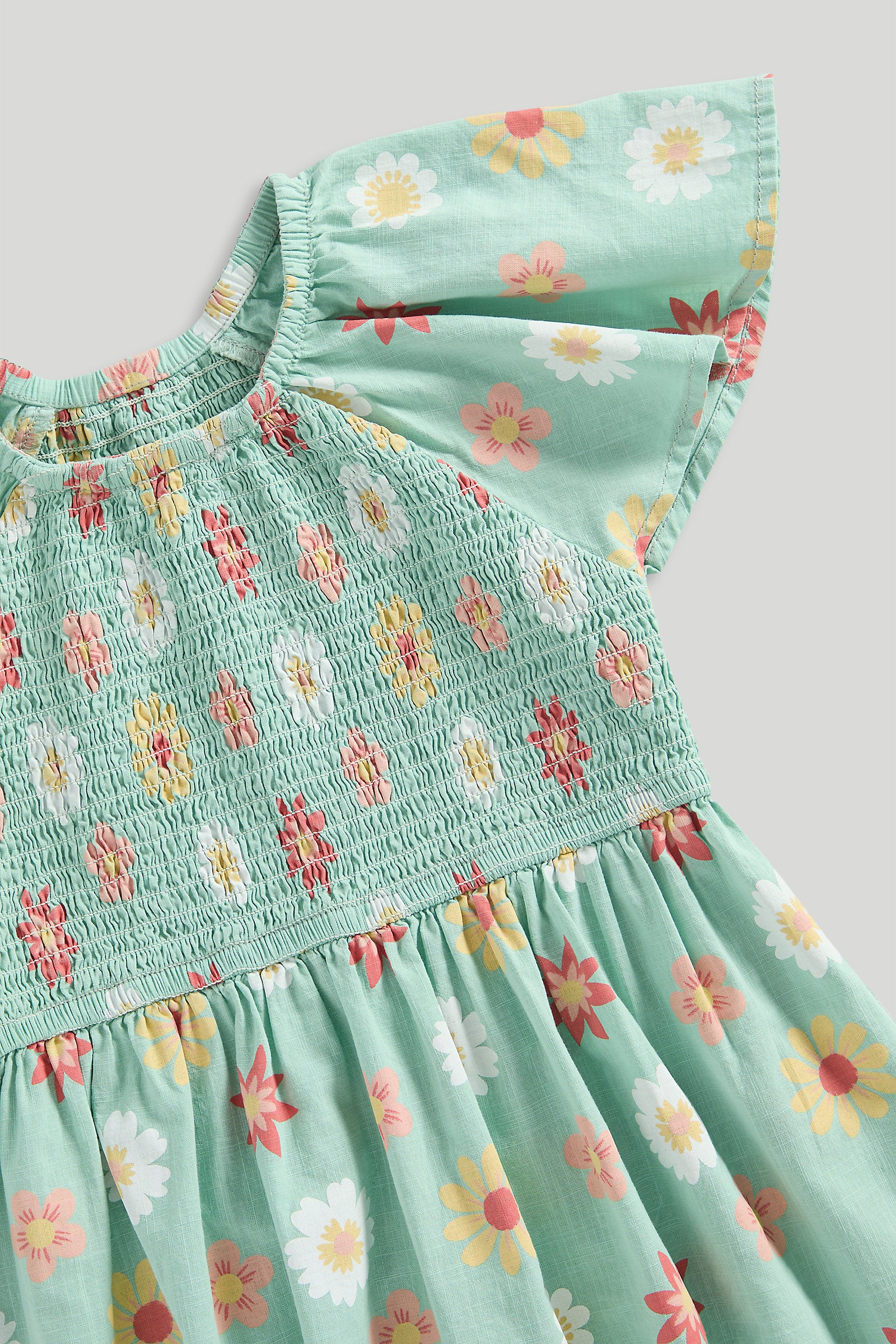 Mothercare Green Floral Dress
