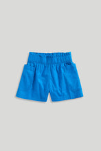 Load image into Gallery viewer, Mothercare Blue Paper-Bag Shorts
