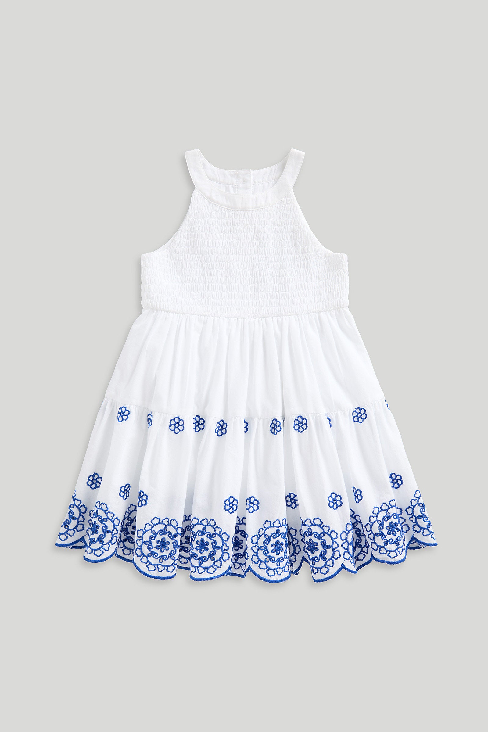 Mothercare White Embroidered Maxi Dress