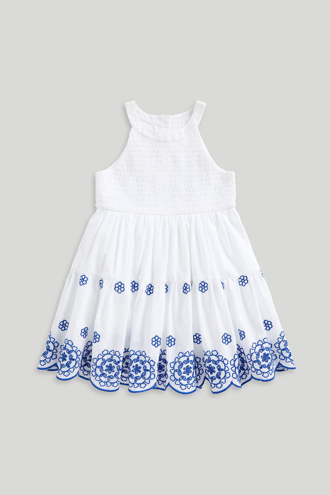 Mothercare White Embroidered Maxi Dress