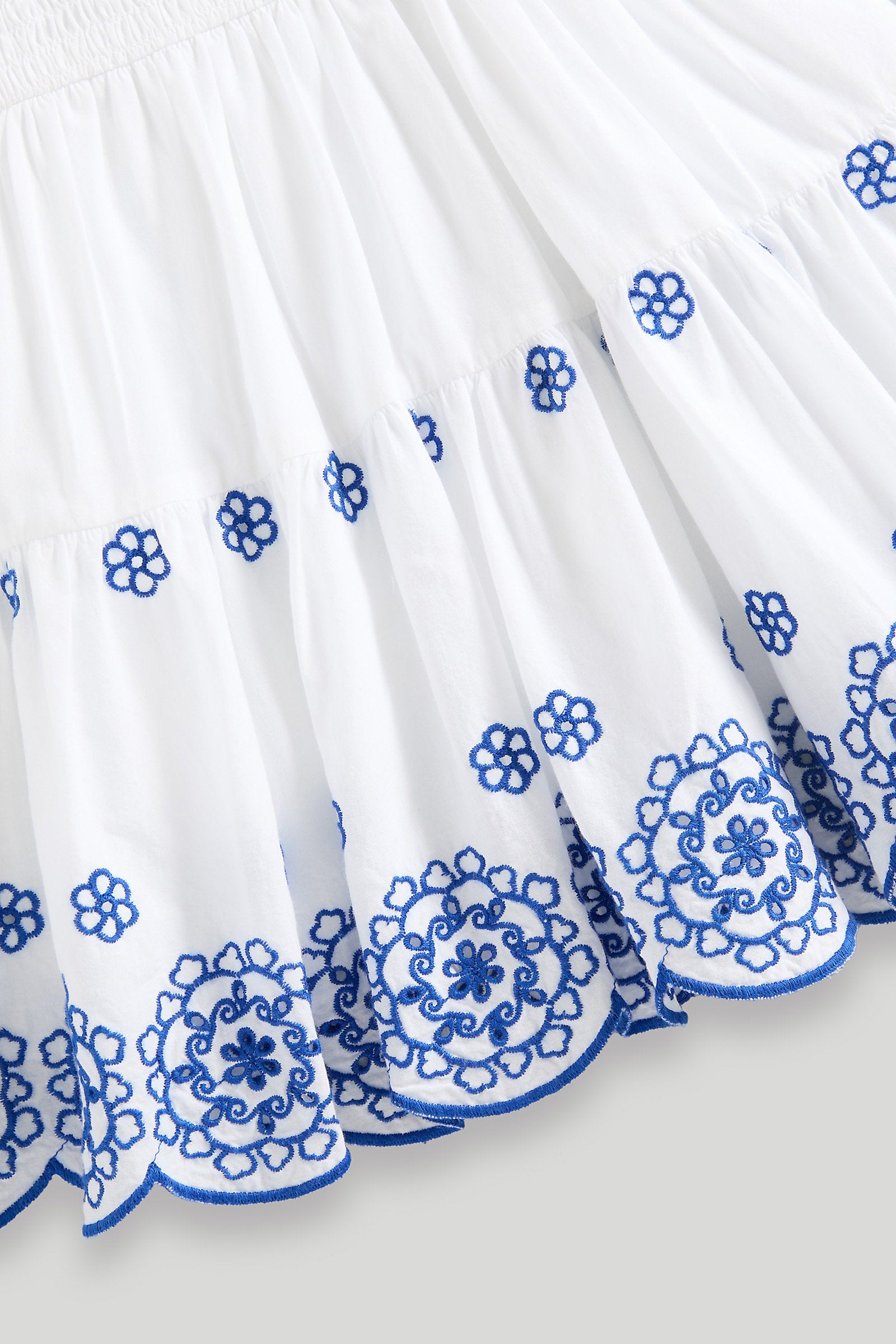 Mothercare White Embroidered Maxi Dress