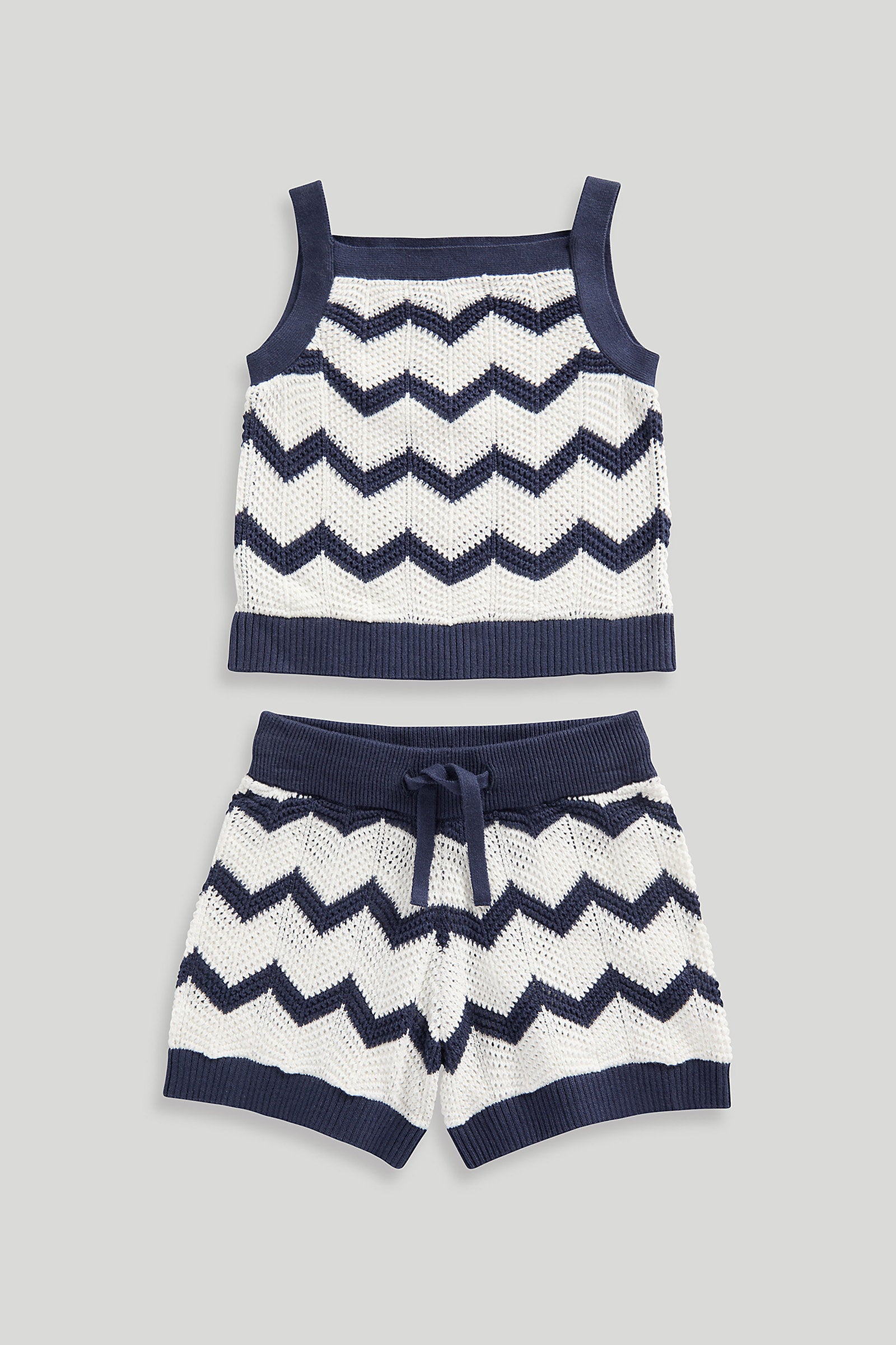 Mothercare Crochet Top and Shorts Set