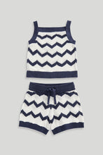 Load image into Gallery viewer, Mothercare Crochet Top and Shorts Set
