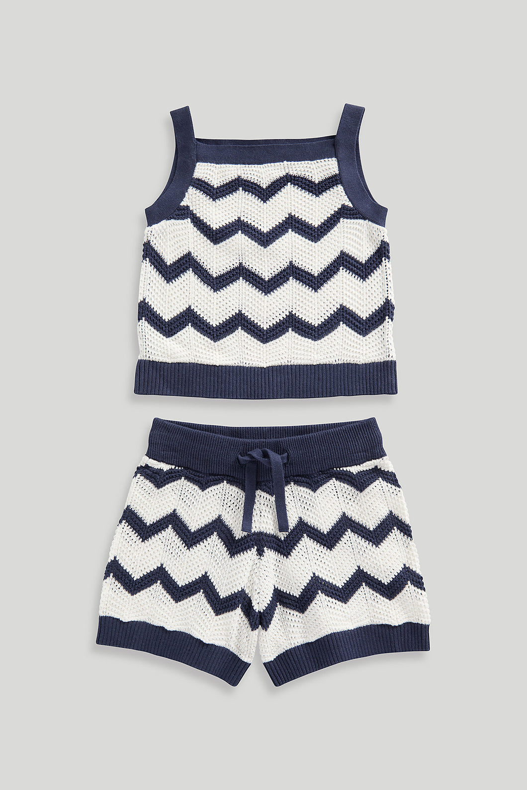 Mothercare Crochet Top and Shorts Set