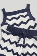 Load image into Gallery viewer, Mothercare Crochet Top and Shorts Set
