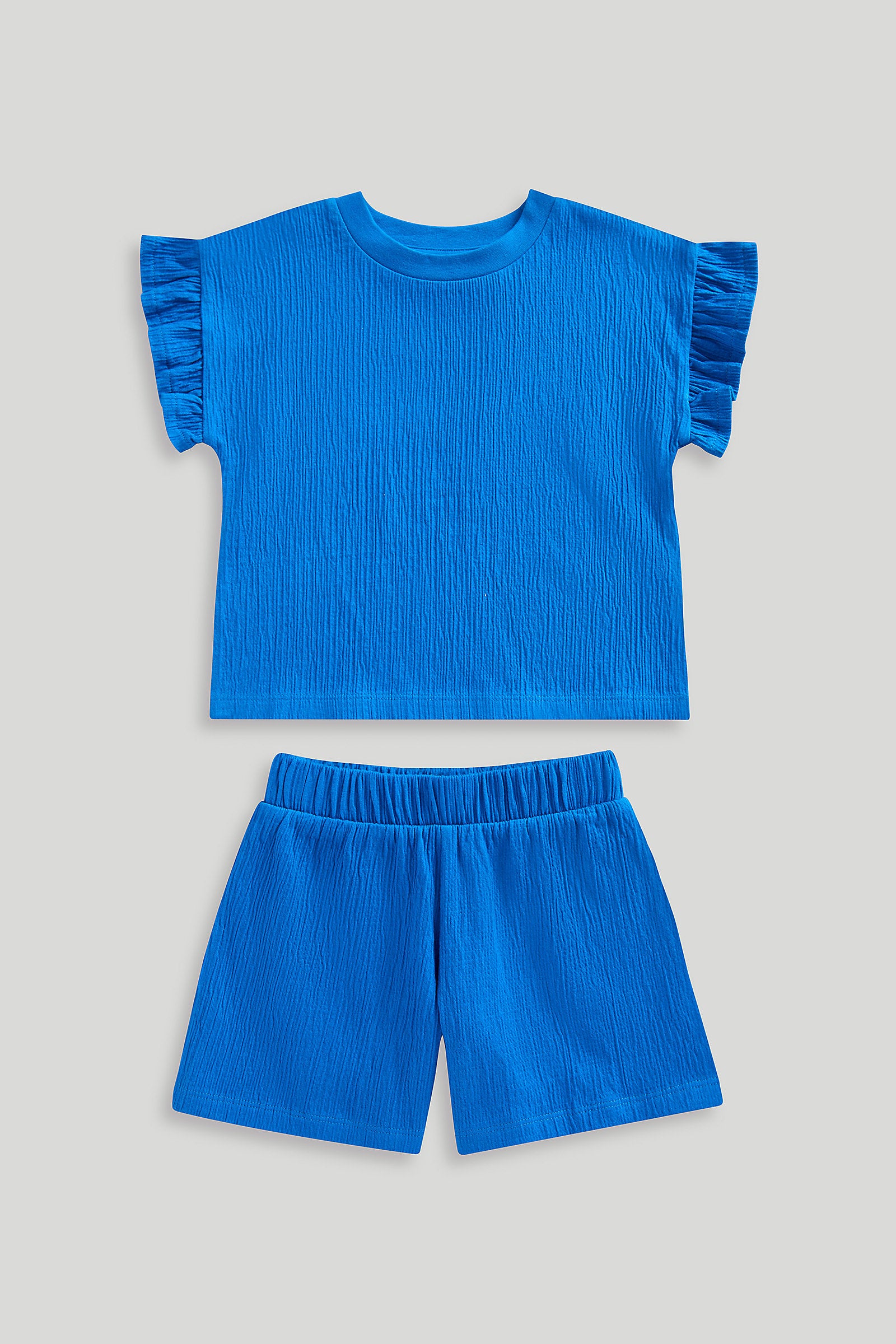 Mothercare Blue Top and Shorts Set