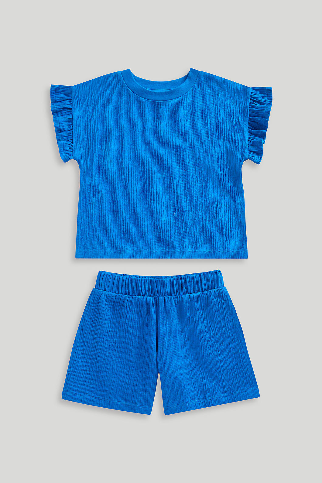 Mothercare Blue Top and Shorts Set