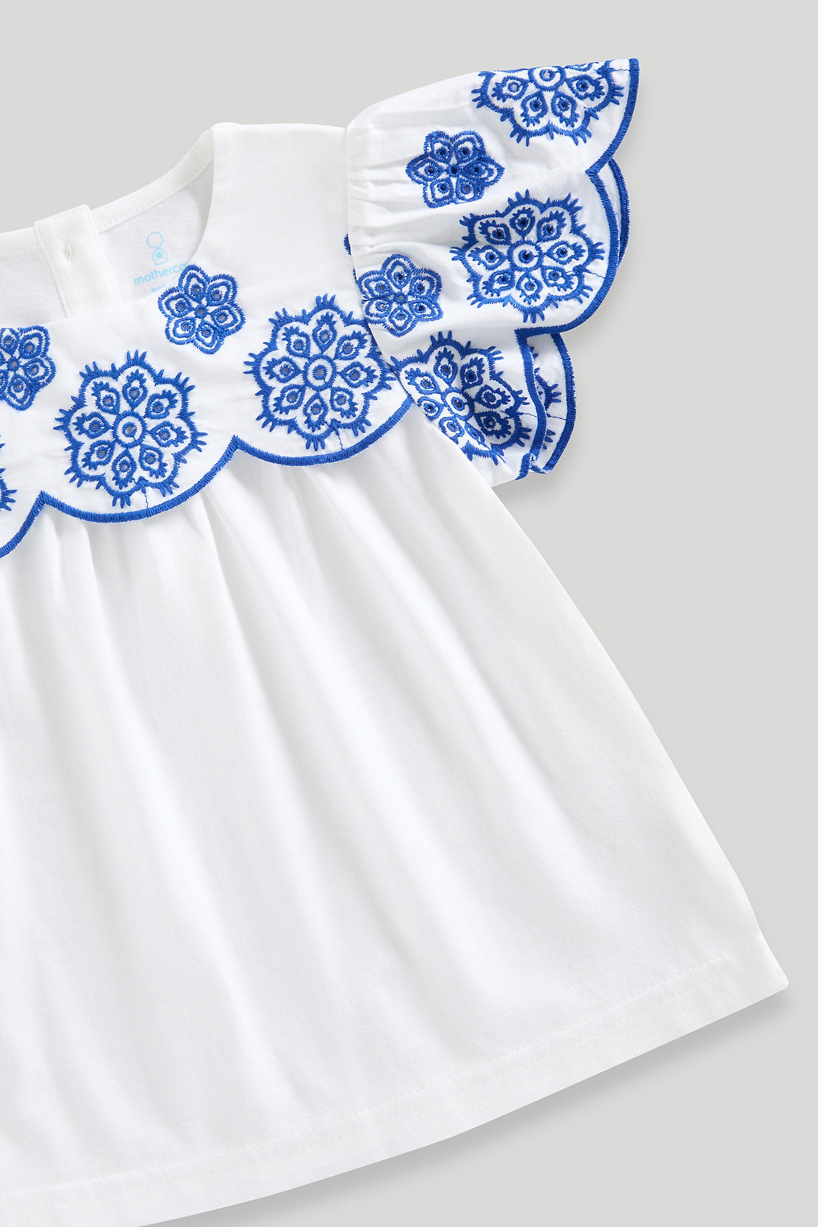 Mothercare White Broderie Blouse