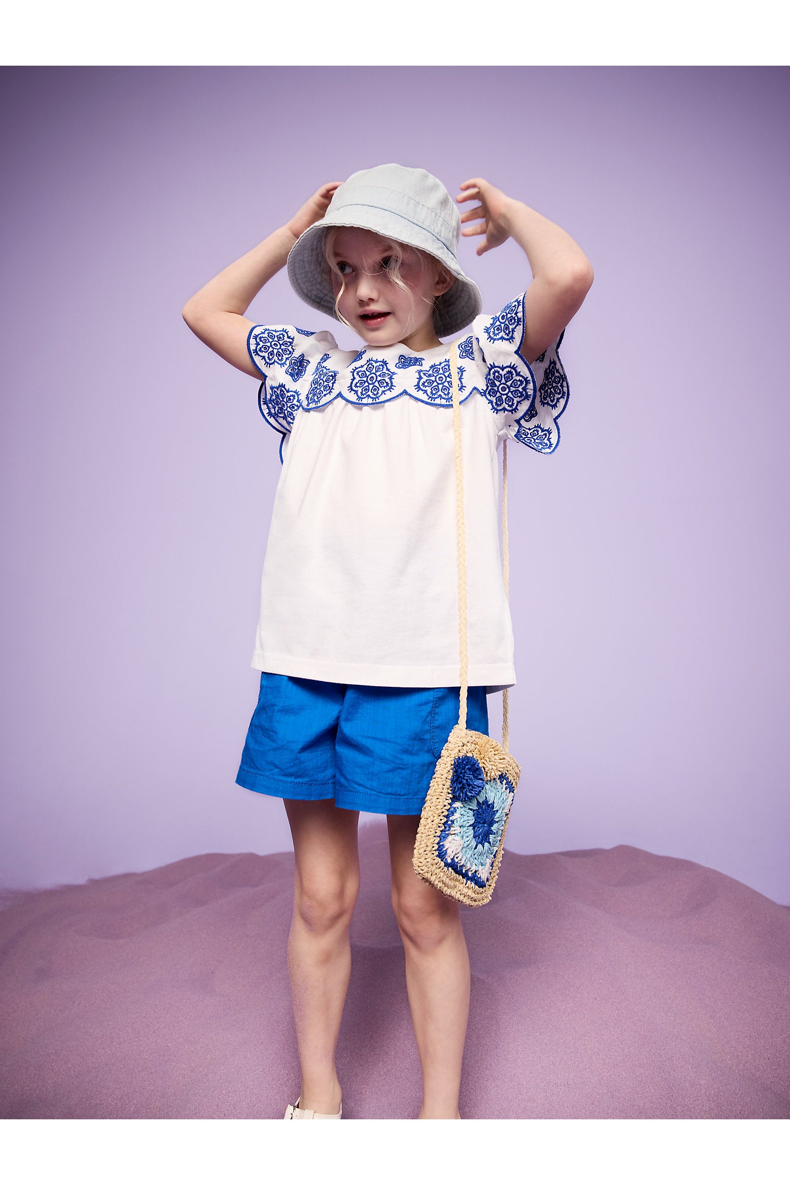 Mothercare White Broderie Blouse