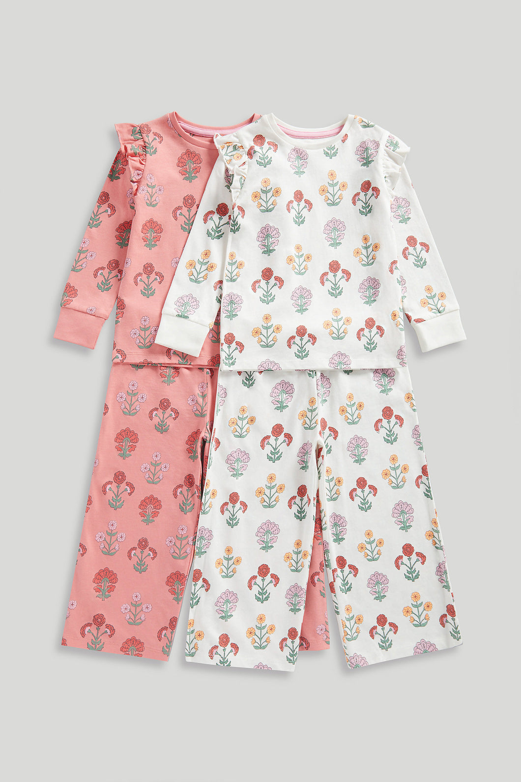 Mothercare Floral Pyjamas - 2 Pack