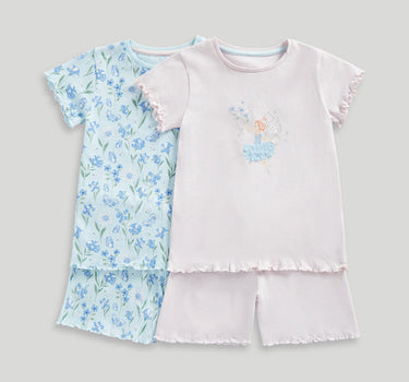Mothercare Fairy Short Pyjamas - 2 Pack