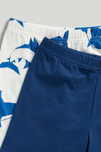 Load image into Gallery viewer, Mothercare Shark Short Pyjamas - 2 Pack
