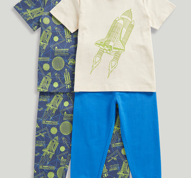 Mothercare Space Gamer Pyjamas - 2 Pack