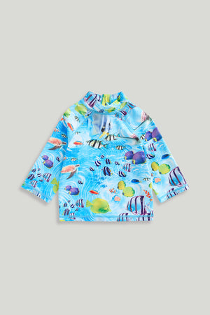 Mothercare Fish Sunsafe UPF50+ Rash Vest
