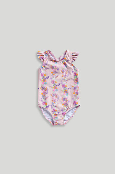 Mothercare Pink Floral Swimsuit