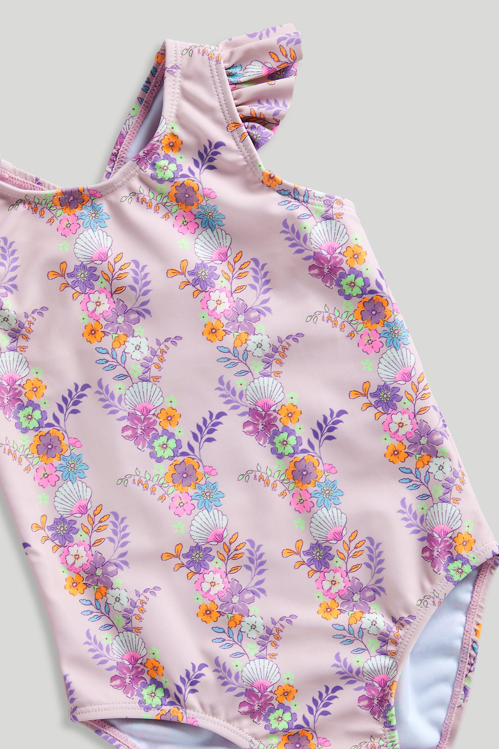 Mothercare Pink Floral Swimsuit