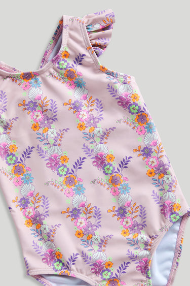 Mothercare Pink Floral Swimsuit