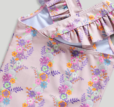 Mothercare Pink Floral Swimsuit