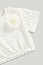 Load image into Gallery viewer, Mothercare Bubble Jersey Top and Skirt Set
