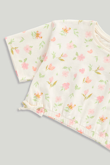 Mothercare Floral Top and Shorts Set