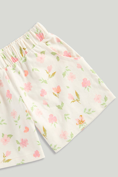 Mothercare Floral Top and Shorts Set