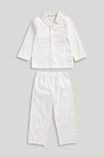 Load image into Gallery viewer, Mothercare Blue Gingham Woven Pyjamas
