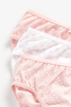 Load image into Gallery viewer, Mothercare Pink And White Briefs - 5 Pack
