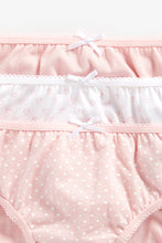 Load image into Gallery viewer, Mothercare Pink And White Briefs - 5 Pack

