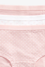 Load image into Gallery viewer, Mothercare Pink and White Hipster Briefs - 5
