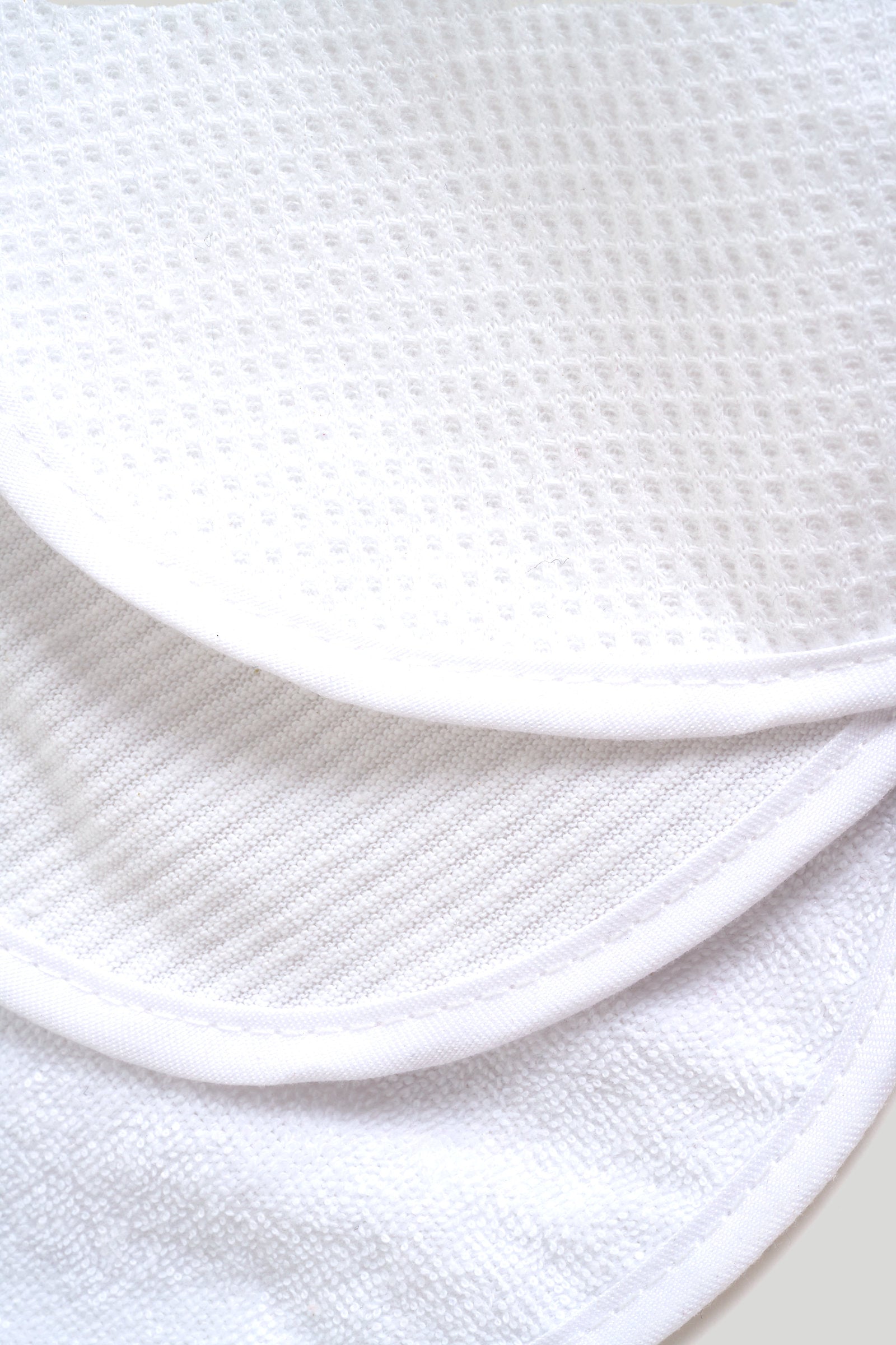 Mothercare Nb Textured White Bibs Pk3
