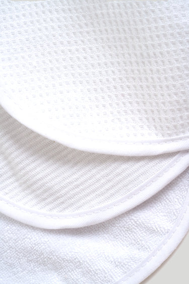 Mothercare Nb Textured White Bibs Pk3