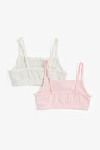 Load image into Gallery viewer, Mothercare Pink And Grey Marl Crop Tops - 2 Pack
