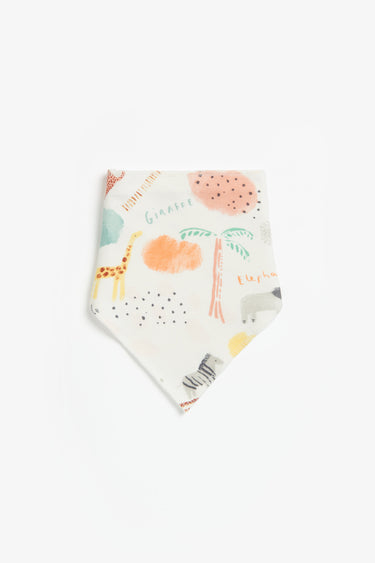 Mothercare Animal Kingdom Dribbler Bibs - 3 Pack