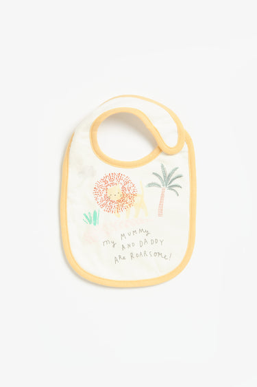 Mothercare Animal Kingdom Newborn Bibs - 3 Pack