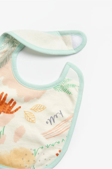 Mothercare Animal Kingdom Newborn Bibs - 3 Pack