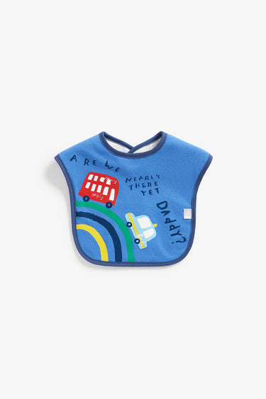 Mothercare Transport Toddler Bib - 3 Pack