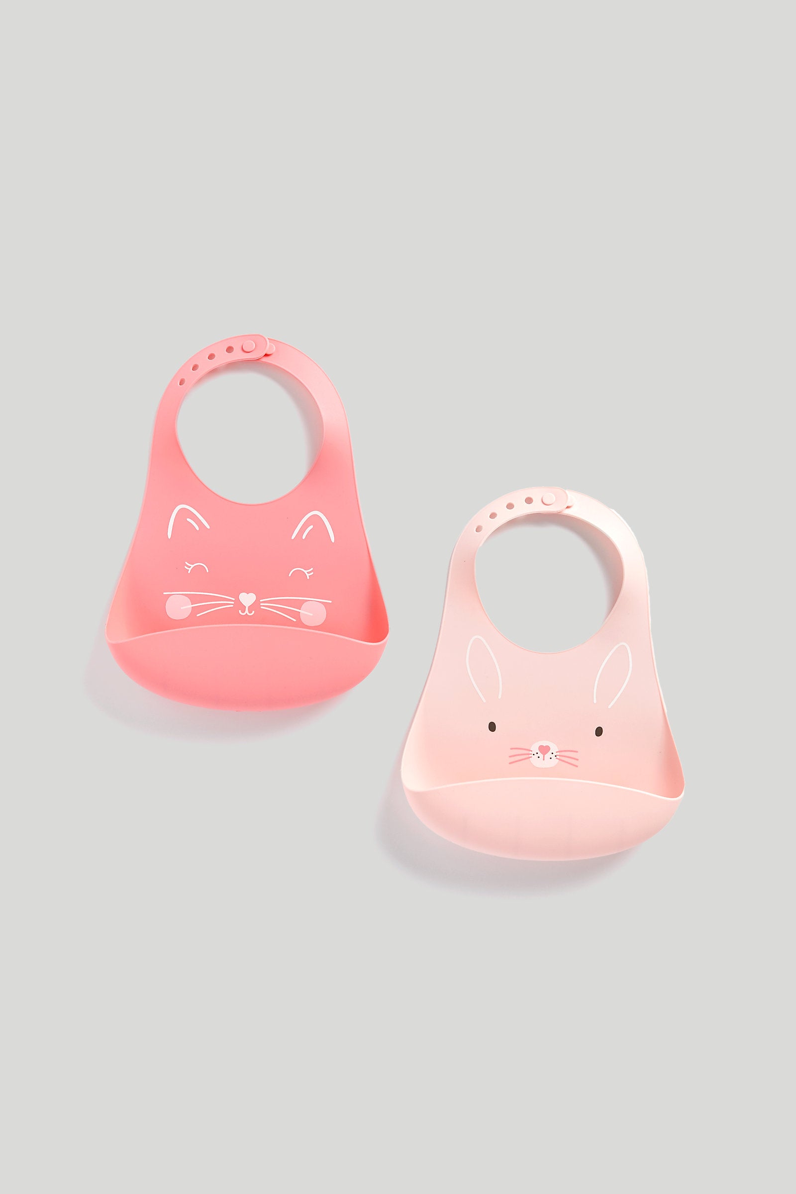 Mothercare Characters Toddler Silicone Bibs Pk2
