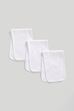 Load image into Gallery viewer, Mothercare Reversible Burp Cloths Pk3

