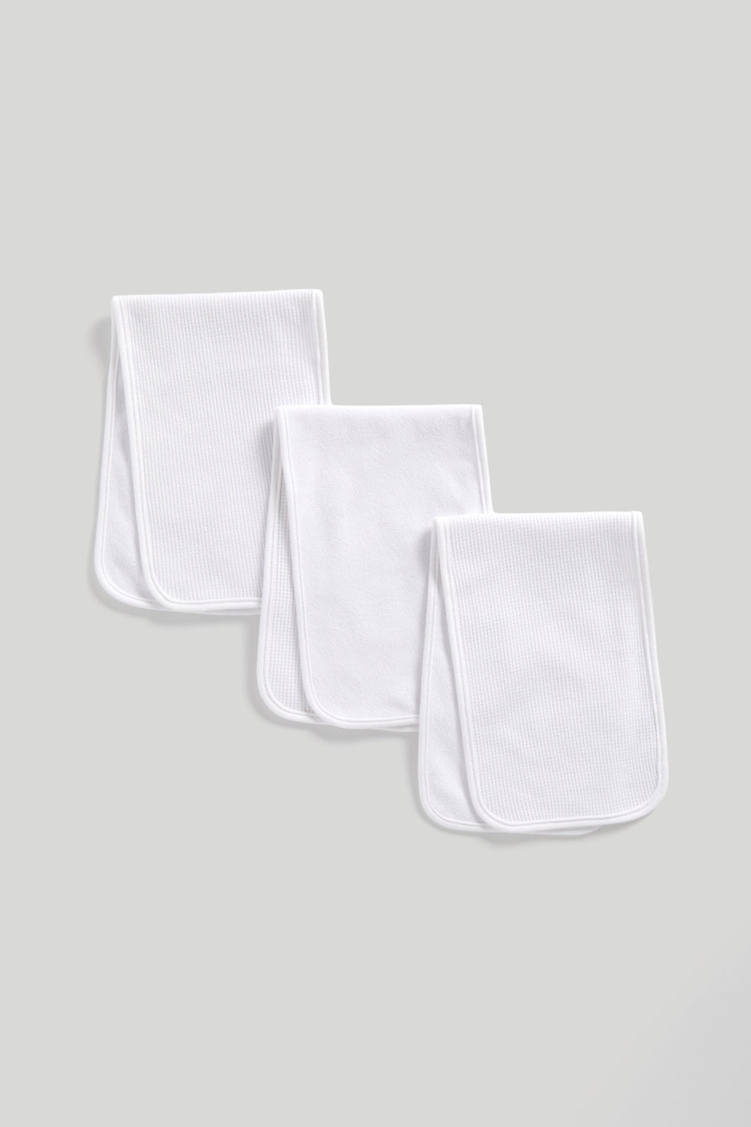 Mothercare Reversible Burp Cloths Pk3