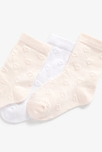 Load image into Gallery viewer, Mothercare Pink And White Socks With Aegis - 5 Pack
