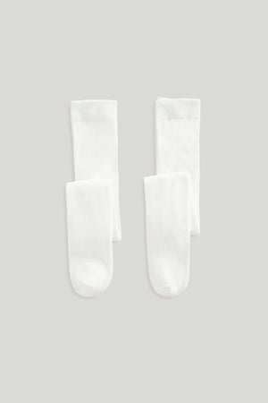 Mothercare 2 Pack Cream Tights