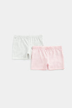 Load image into Gallery viewer, Mothercare Pink and Grey Shorts - 2 Pack
