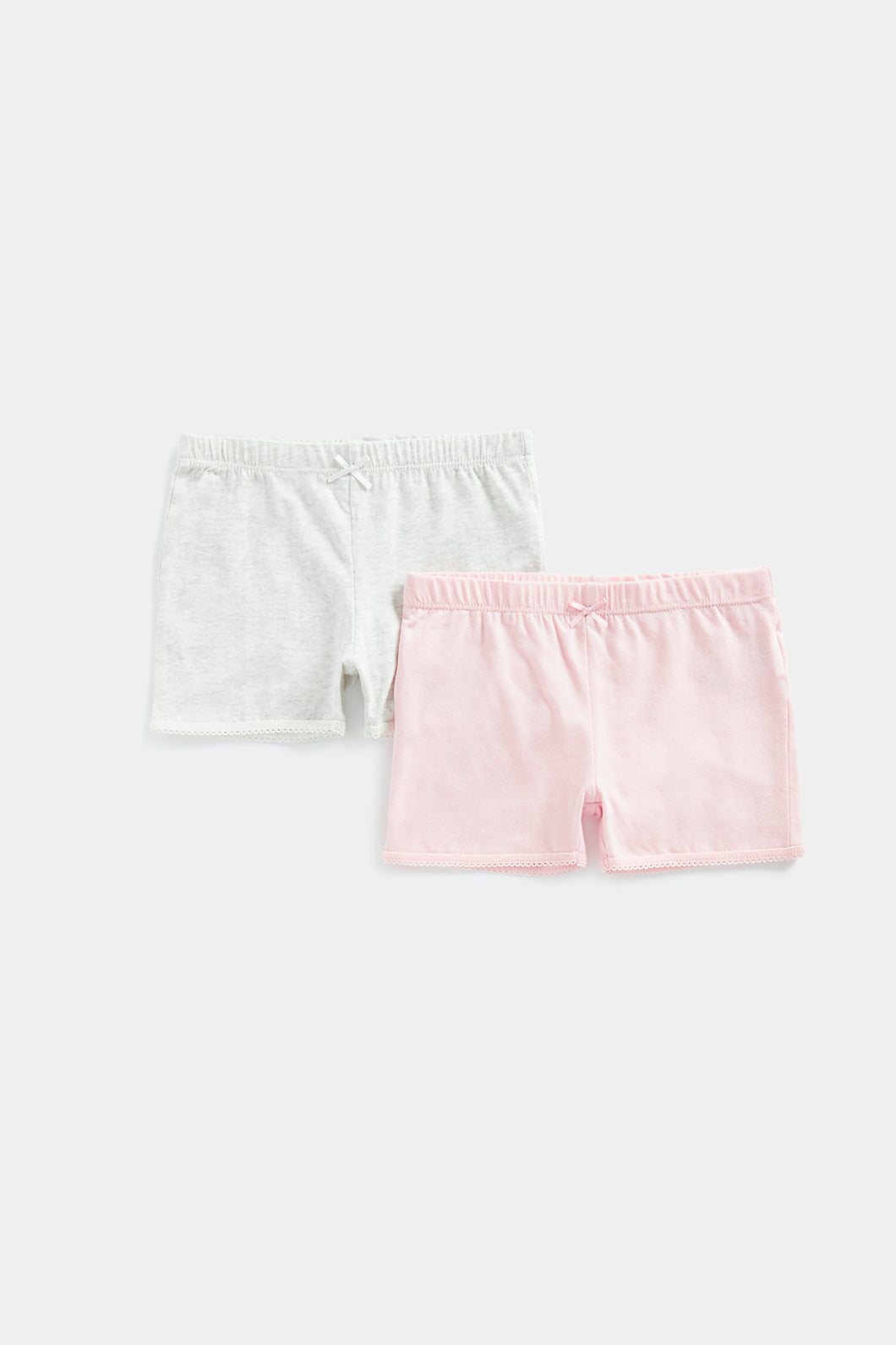 Mothercare Pink and Grey Shorts - 2 Pack