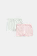 Load image into Gallery viewer, Mothercare Pink and Grey Shorts - 2 Pack

