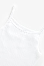 Load image into Gallery viewer, Mothercare White Cami Vests - 5 Pack
