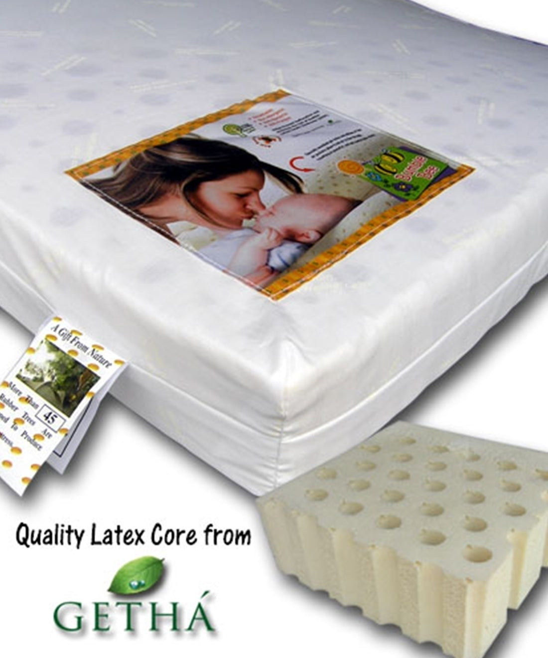 Bumble Bee Latex Cot Bed Mattress